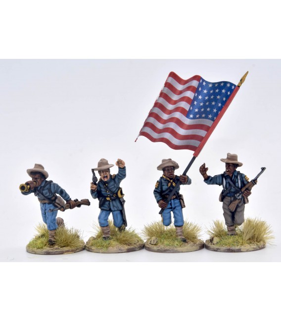 Command group, 9th & 10th Cavalry (Buffalo soldiers)