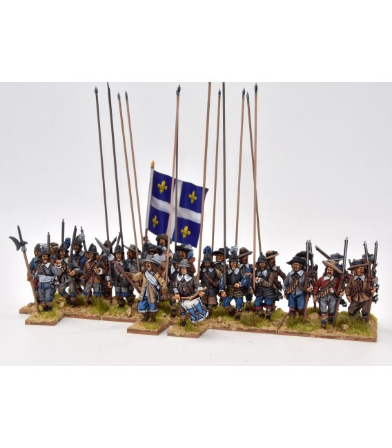 thirty years war french regiment miniatures