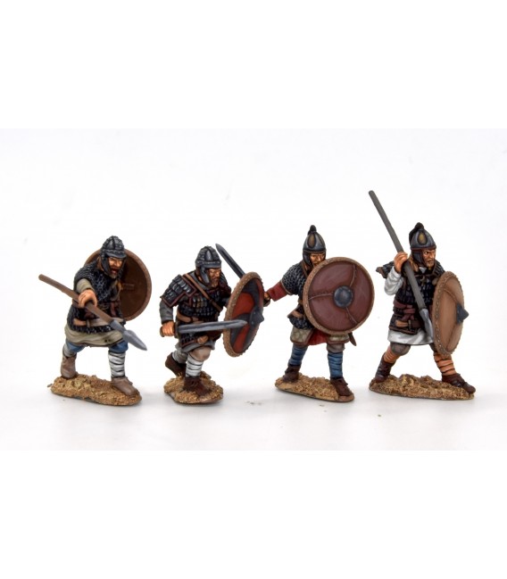 Armoured visigoth warriors