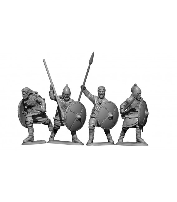 Armoured visigoth warriors