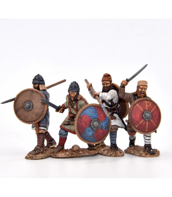 Visigoth unarmoured warriors 2