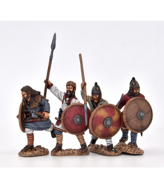 Armoured visigoth warriors