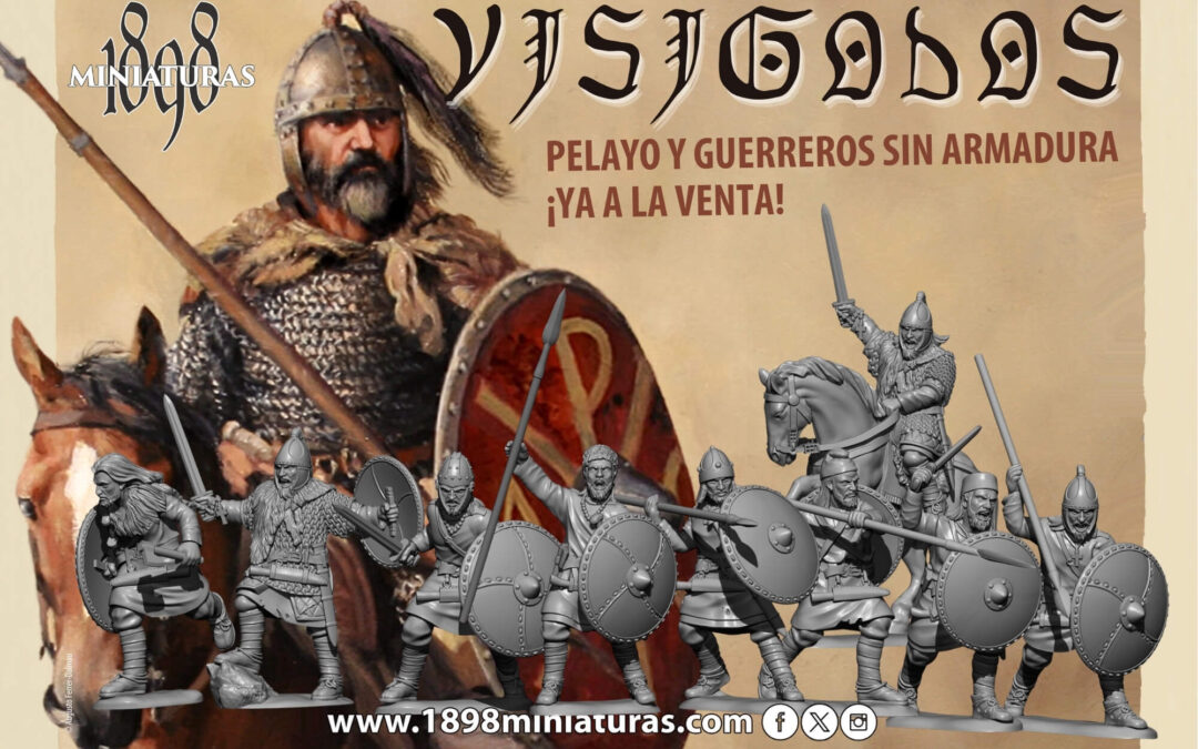 Pelayo y guerreros visigodos sin armadura ¡Ya a la venta!